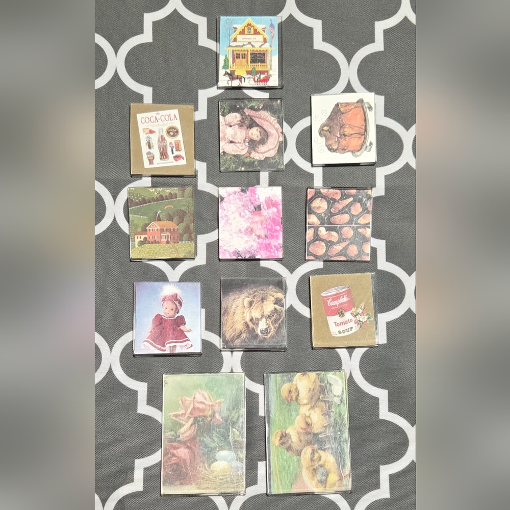 Vintage Style Magnet Set